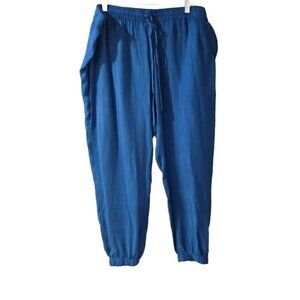 JOHNNY WAS Alice Jogger - Mykonos Blue - sz XL